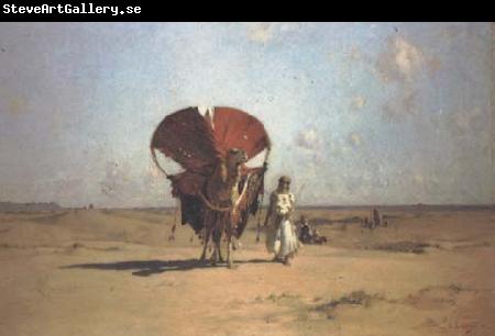 Gustave Guillaumet Dans Les dunes (mk32)